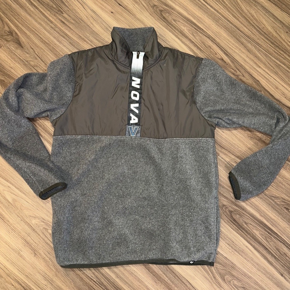 '47 Brand Villanova Wildcats‎ Fleece Pullover Quarter Zip Jacket Small